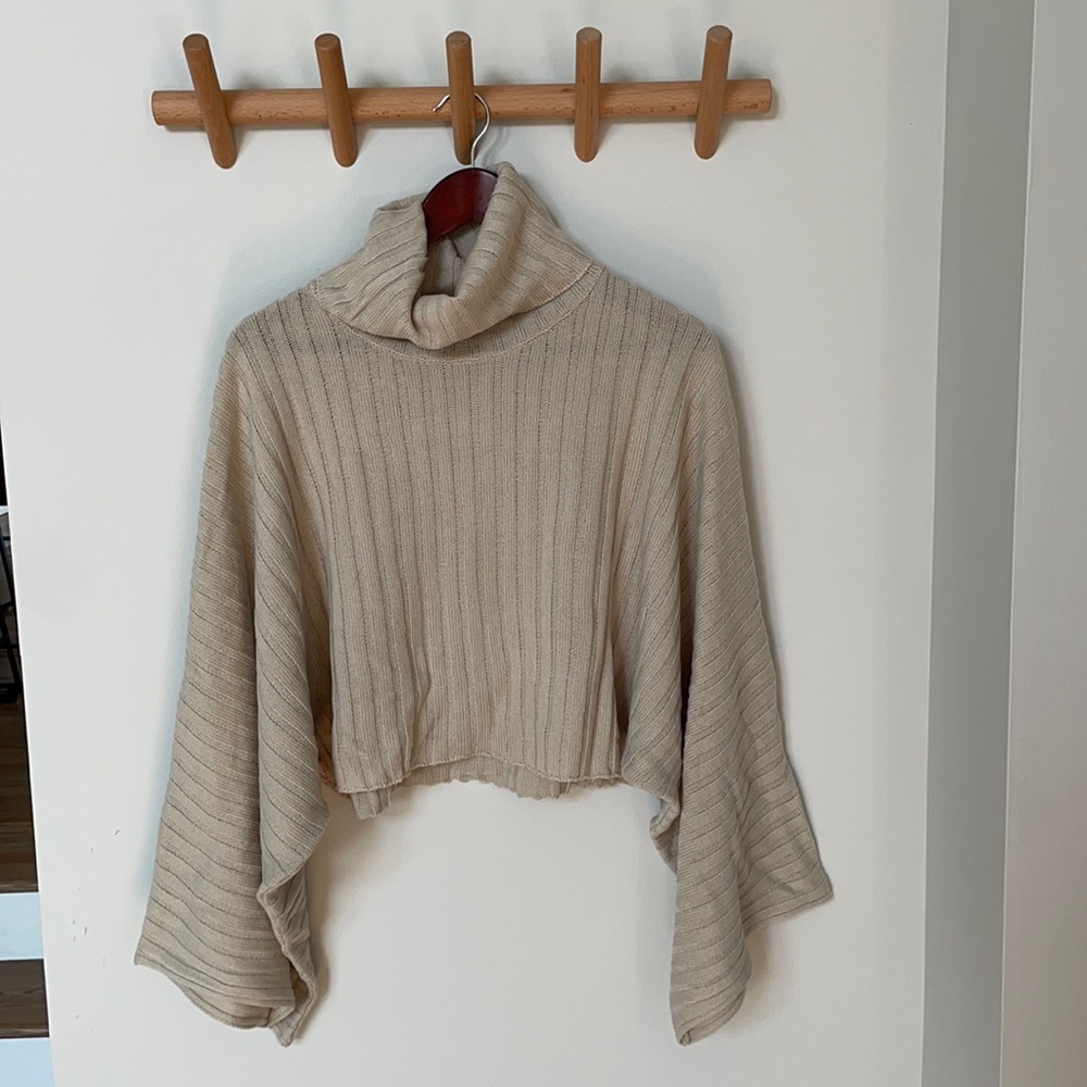 Petal + Pup Cropped Knit Sweater